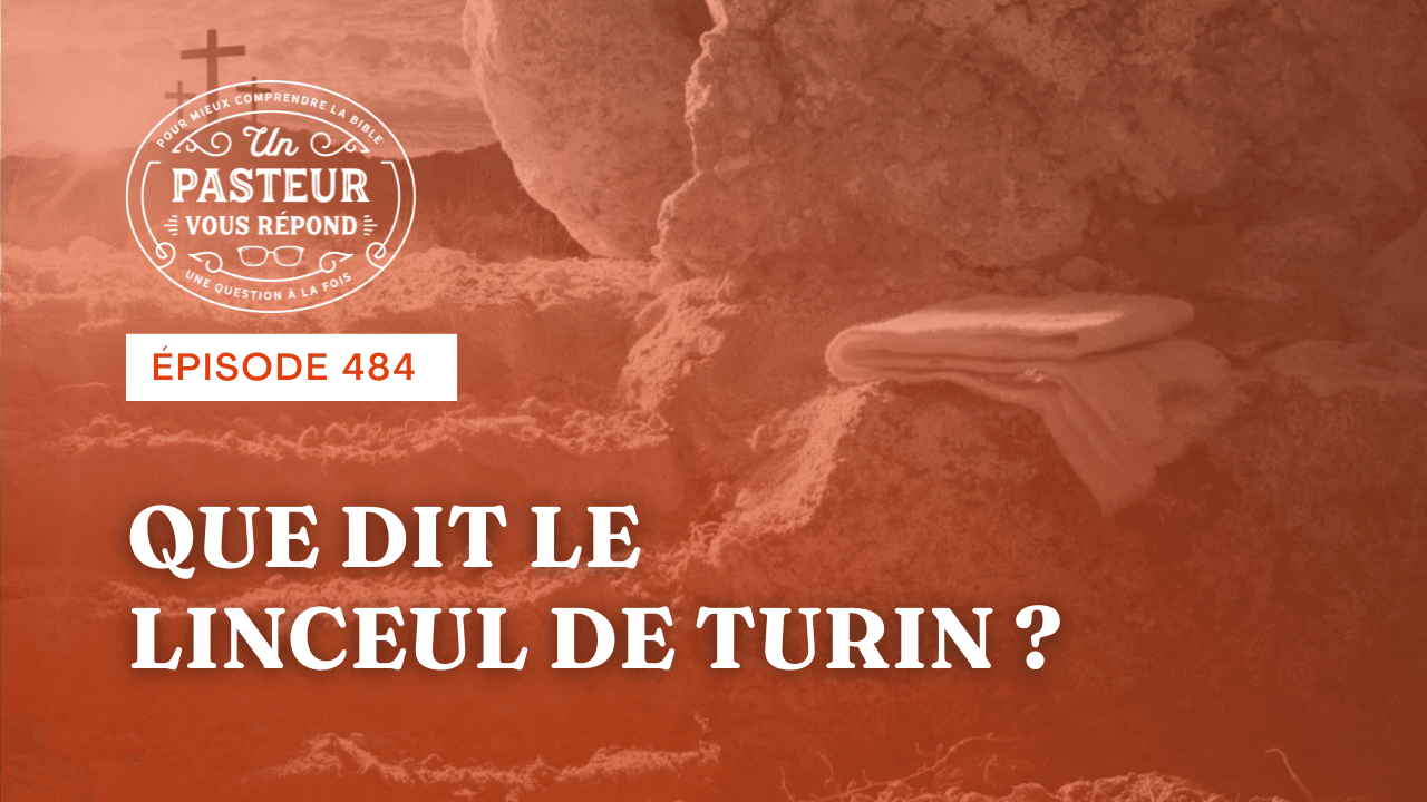 Miniature orangée: image d'un tombeau vide dans lequel se trouve posé un linceul blanc.