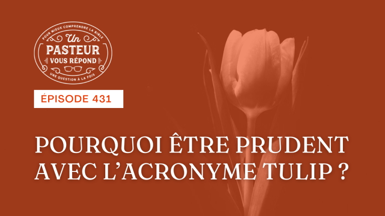 Pourquoi être prudent avec l’acronyme Tulip ? (Épisode 431)