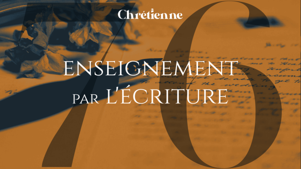 Le ministère de l’enseignement par l’écriture, avec Rachel Bergeron