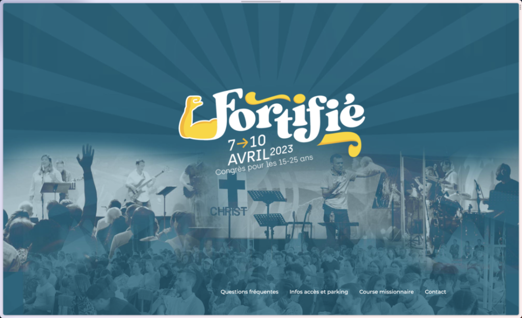 [Conférence] « Fortifié » (IBG Pâques 2023)