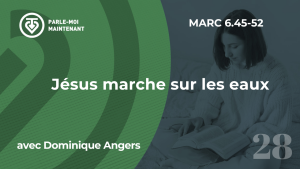 28. Jésus marche sur les eaux (Marc 6.45-52)
