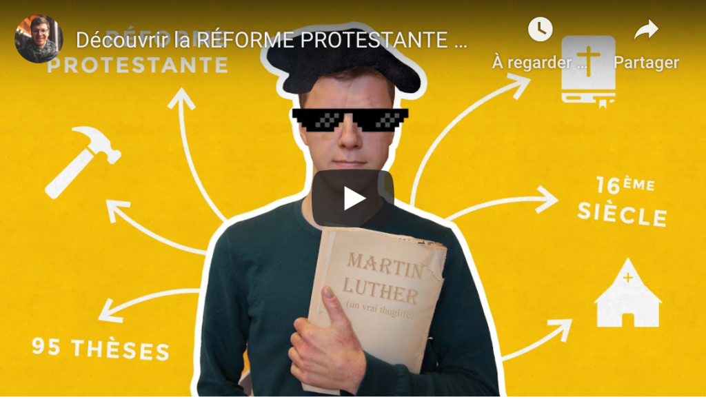 Vidéo pour découvrir la Réforme à travers Martin Luther