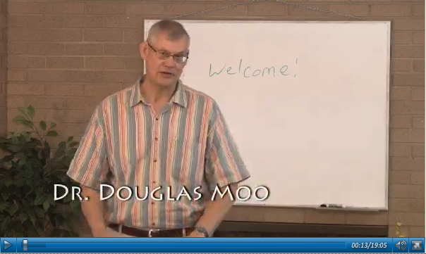 Étudier l’épître aux Romains avec Douglas Moo en 53 vidéos