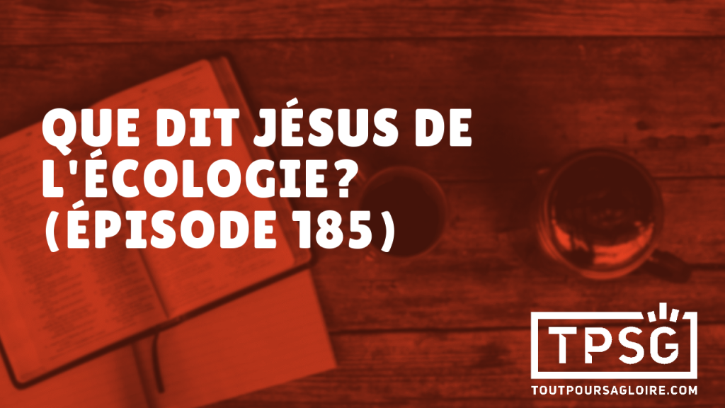 Que dit Jésus de l’écologie ? (Épisode 185)