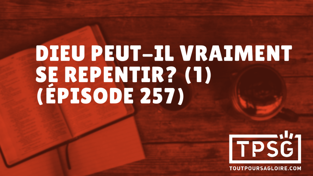 Dieu peut-il vraiment se repentir ? 1ʳᵉ partie (Épisode 257)