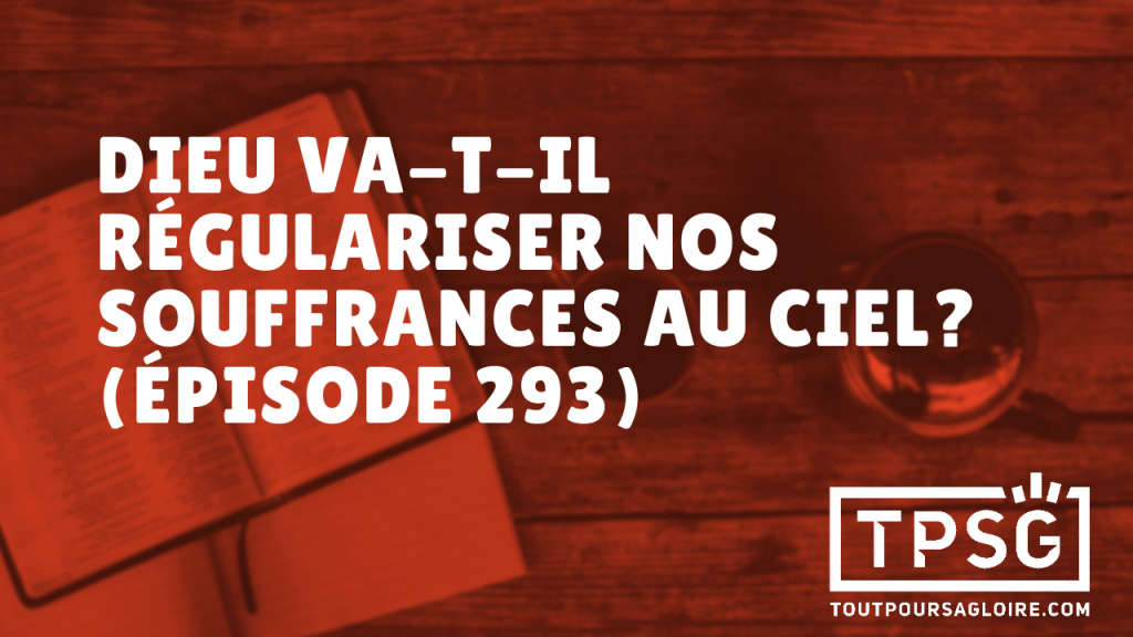 Dieu va-t-il régulariser nos souffrances au ciel ? (Épisode 293)