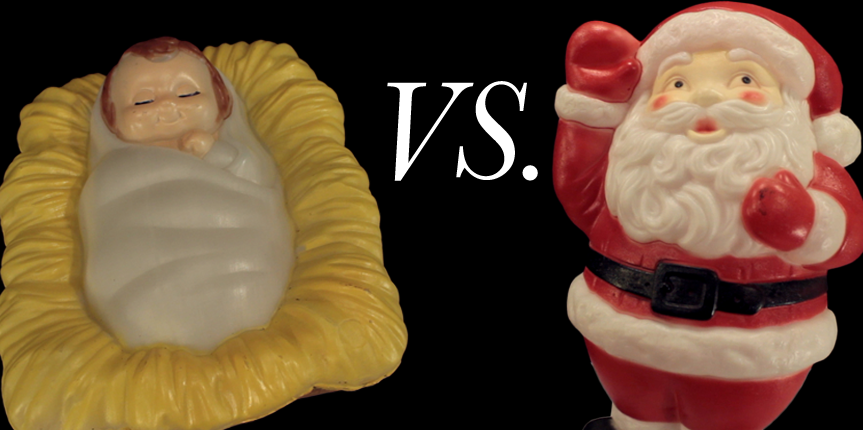 Jésus vs. le Père Noël