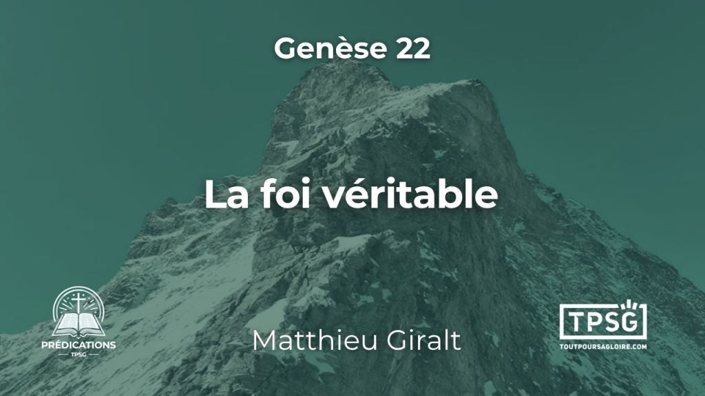 La foi véritable (Genèse 22)