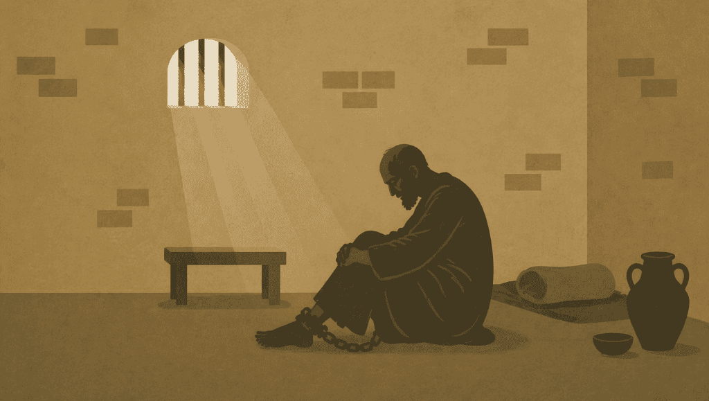 Illustration foi 2 Paul souffrant en prison