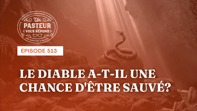 Miniature orange: image d'un serpent, le diable, coincé dans un lieu sombre, sur lequel est déversé un faisceau lumineux, comme une lumière venue d'en haut pour le secourir.