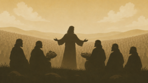 Quand Jésus rassasie 5 000 hommes avec cinq pains et deux poissons