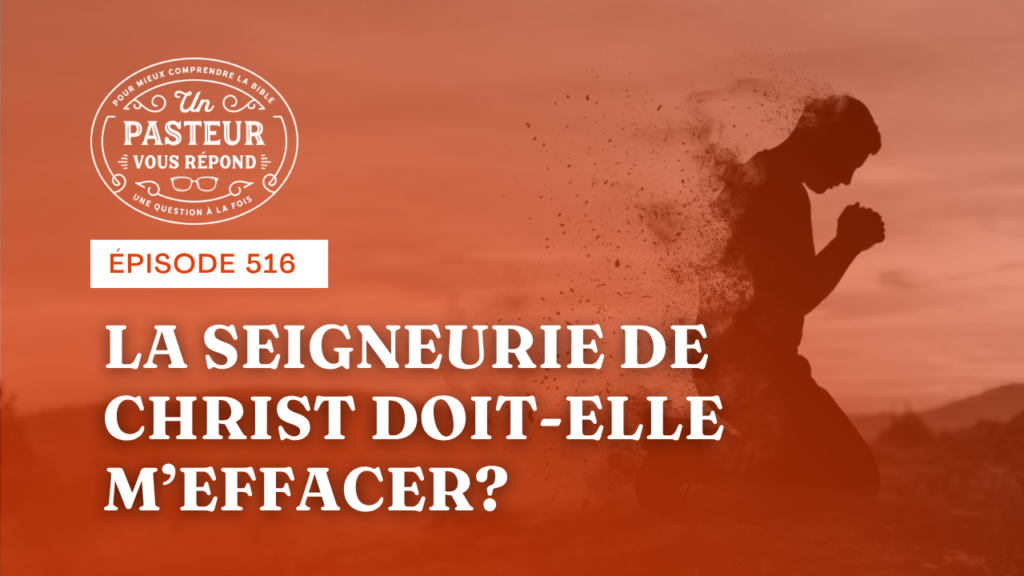 Miniature orange: photo d'un homme à genoux en train de disparaître, comme si sa position révérencieuse en était la cause.